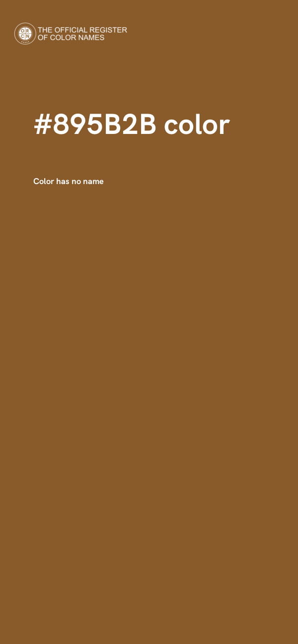 #895B2B color image