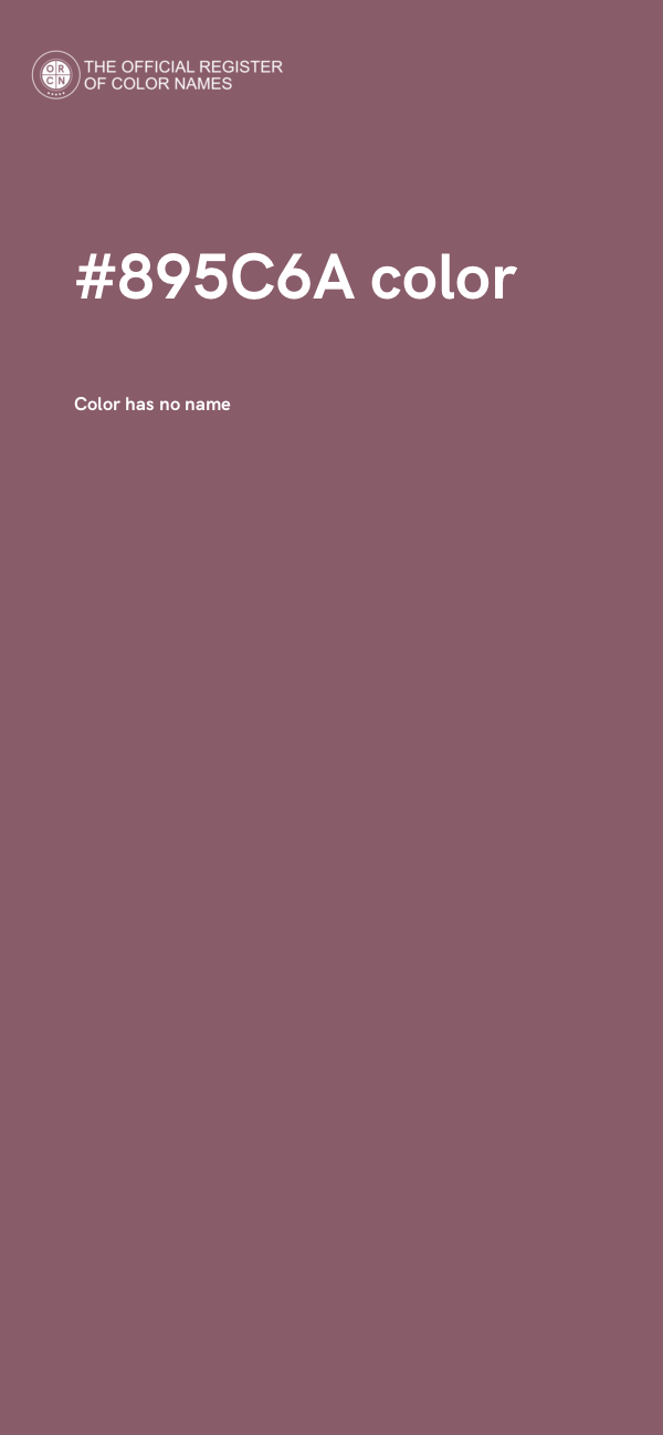 #895C6A color image