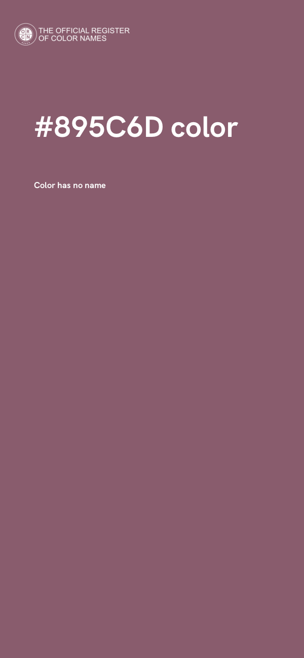 #895C6D color image