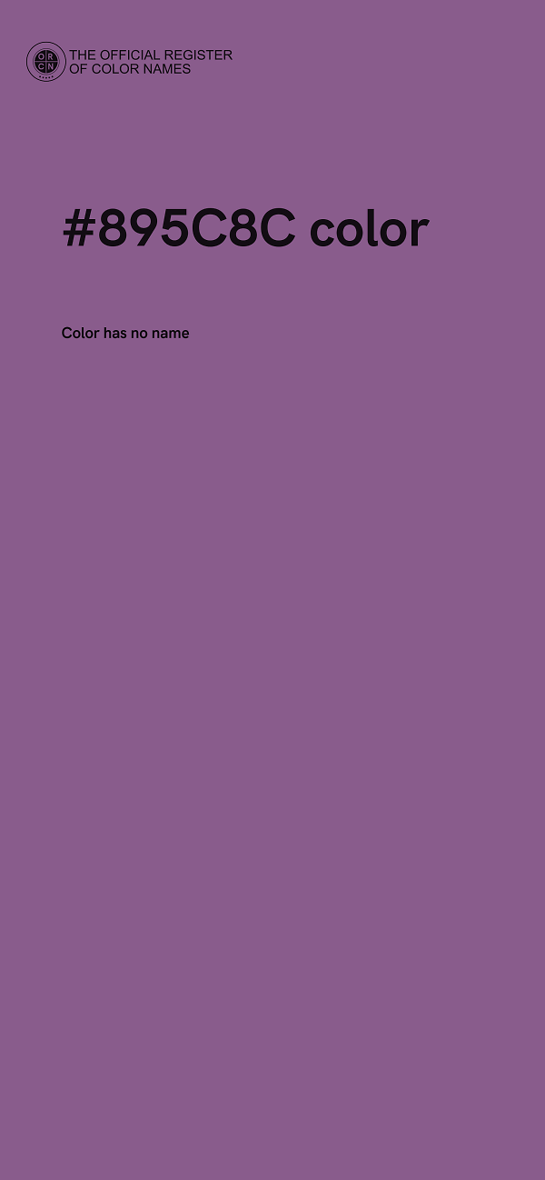#895C8C color image