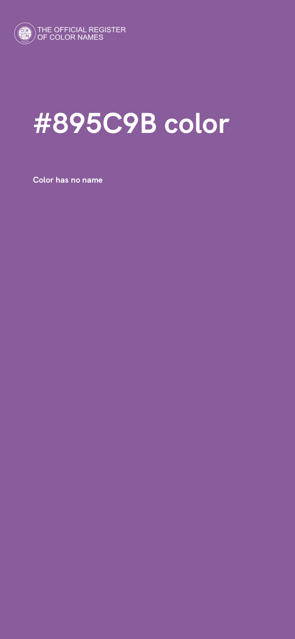 #895C9B color image