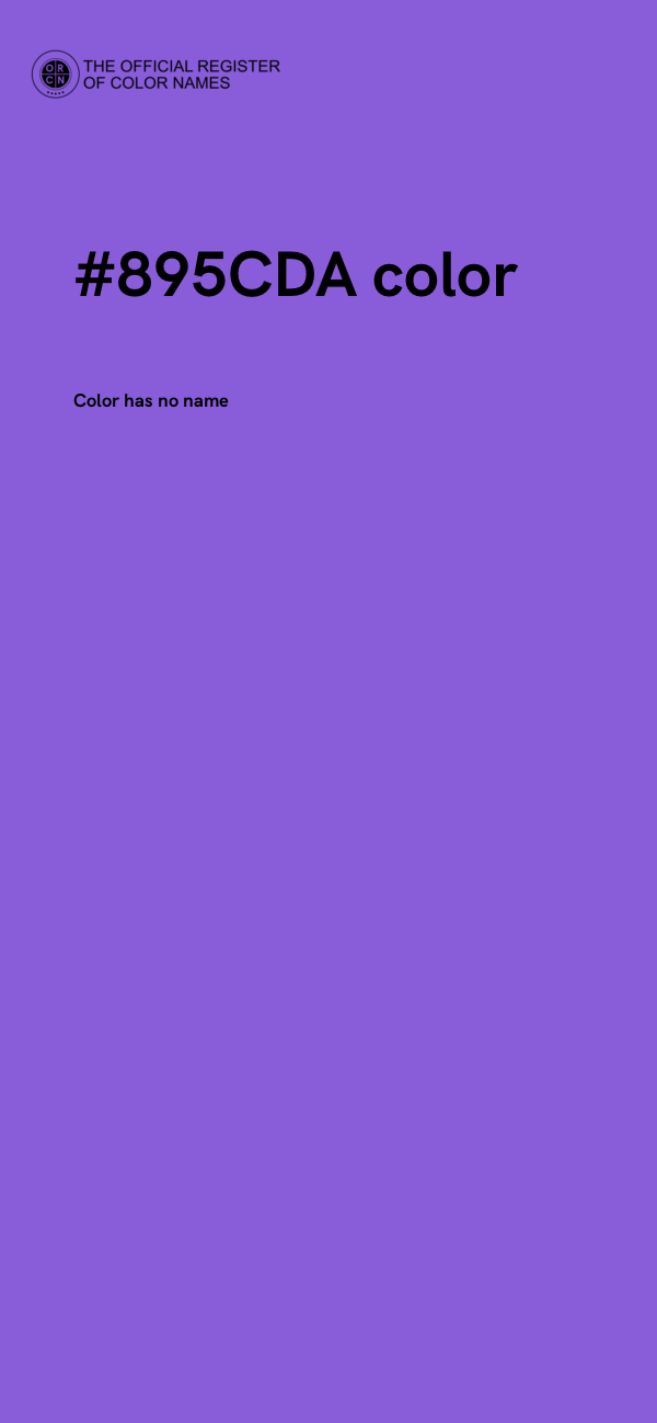 #895CDA color image