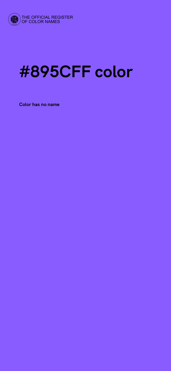 #895CFF color image