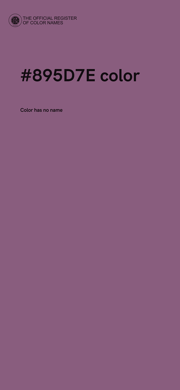 #895D7E color image
