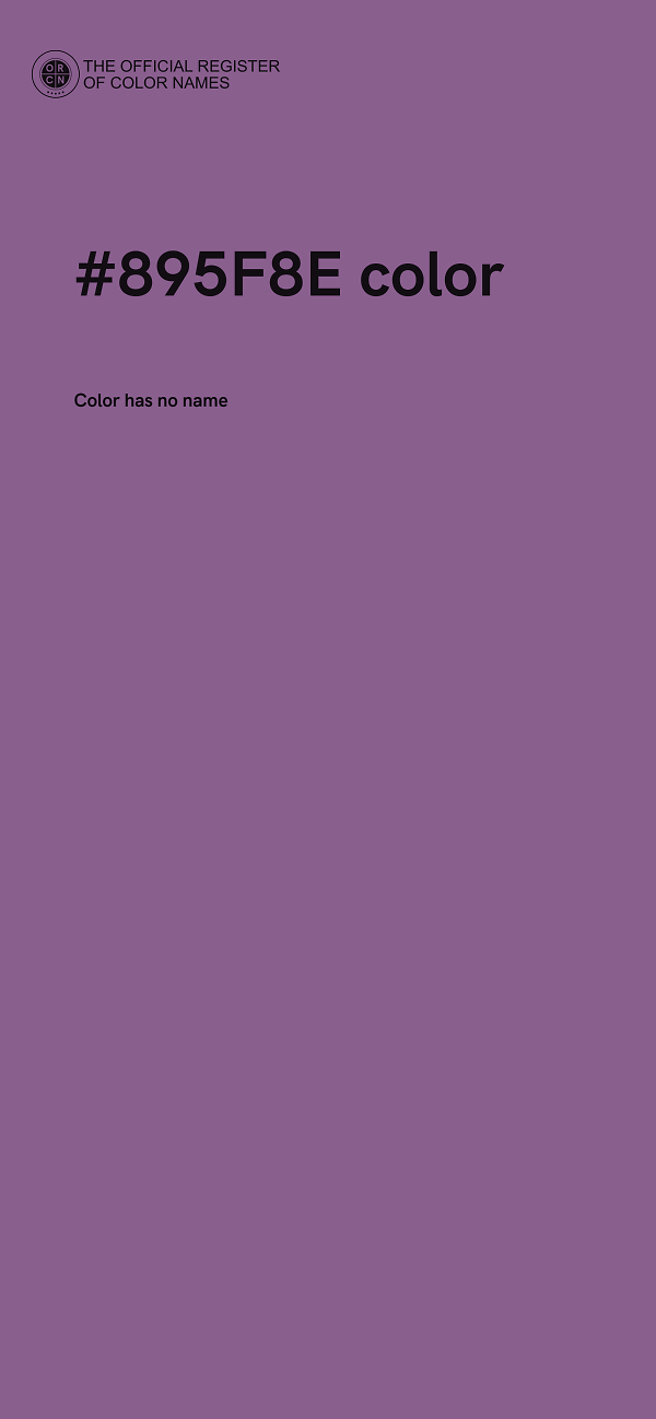 #895F8E color image