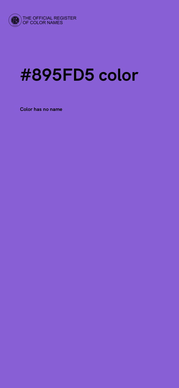 #895FD5 color image