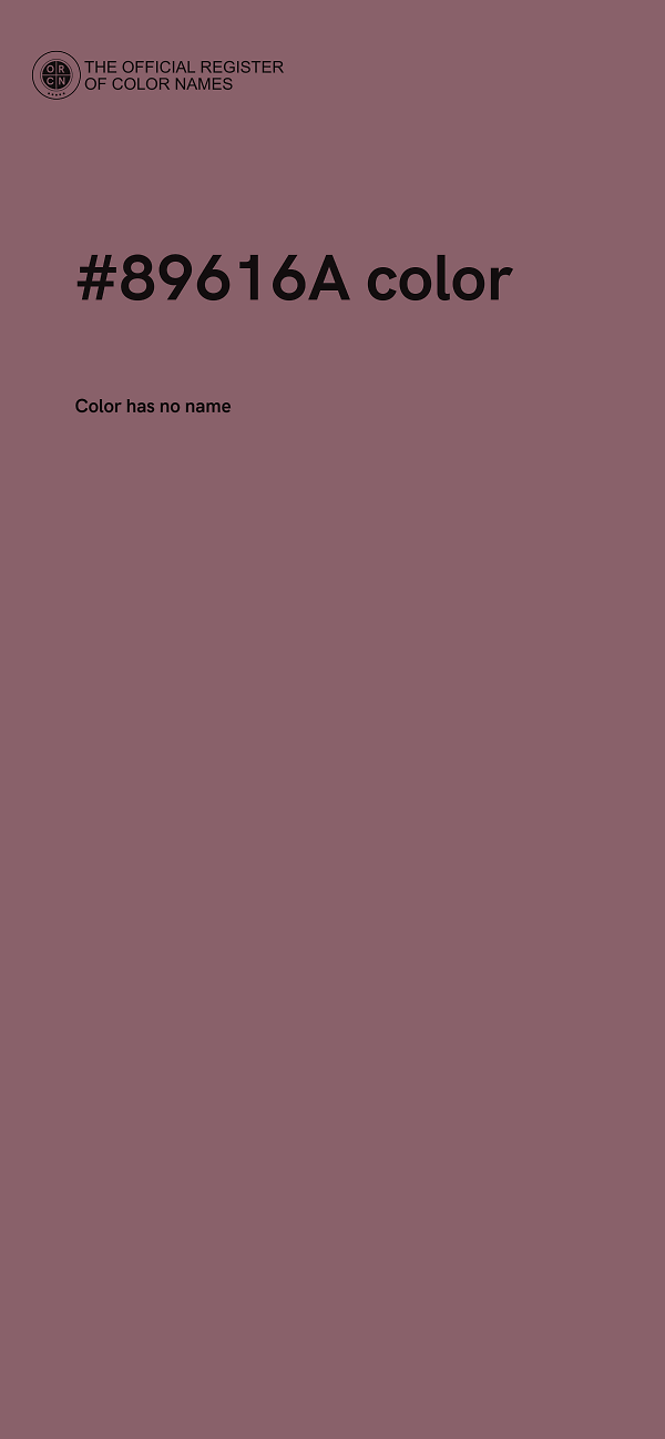 #89616A color image
