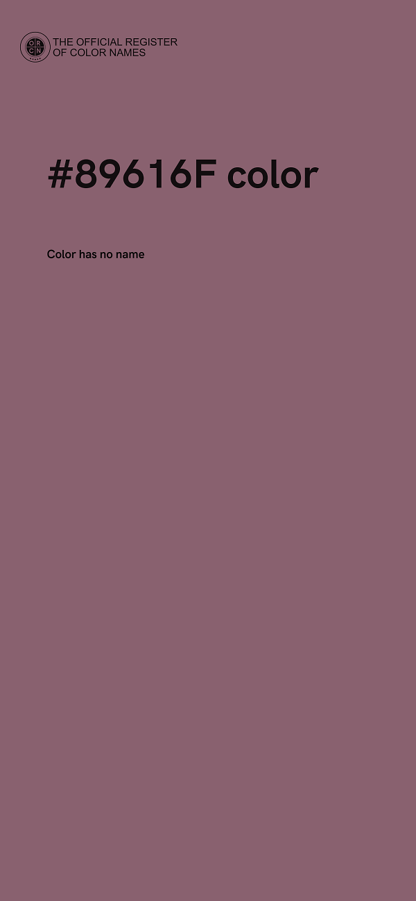 #89616F color image