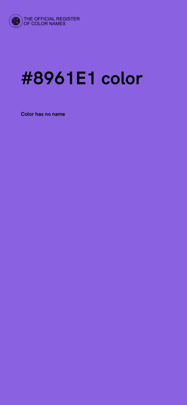 #8961E1 color image