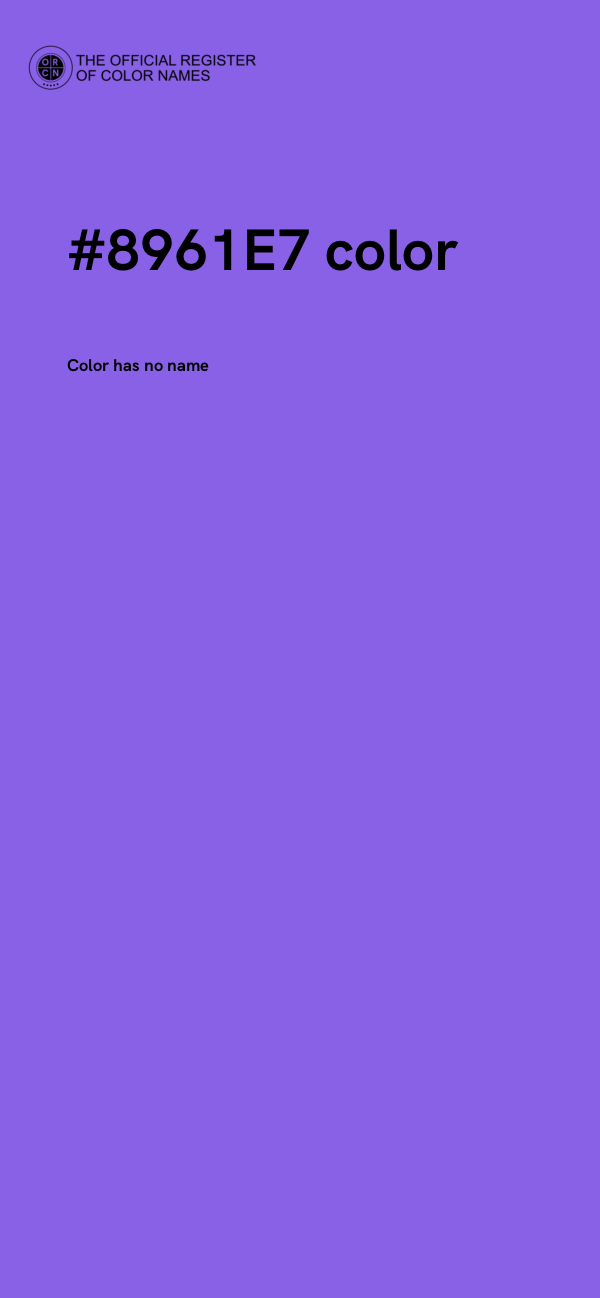 #8961E7 color image