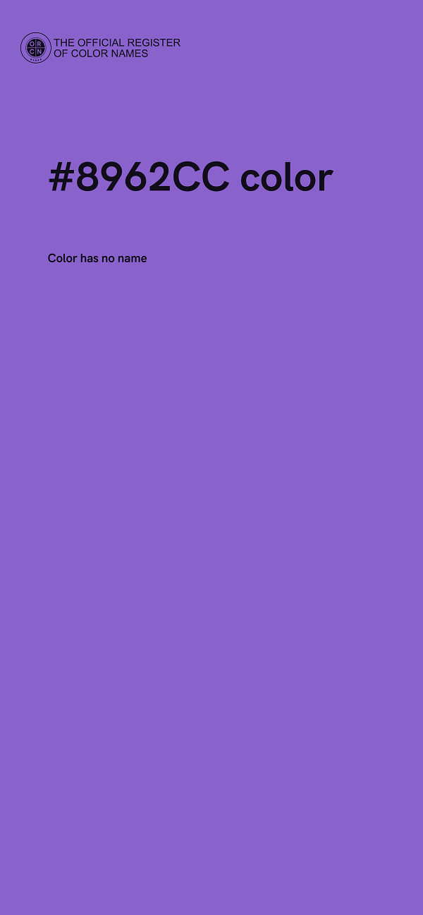 #8962CC color image