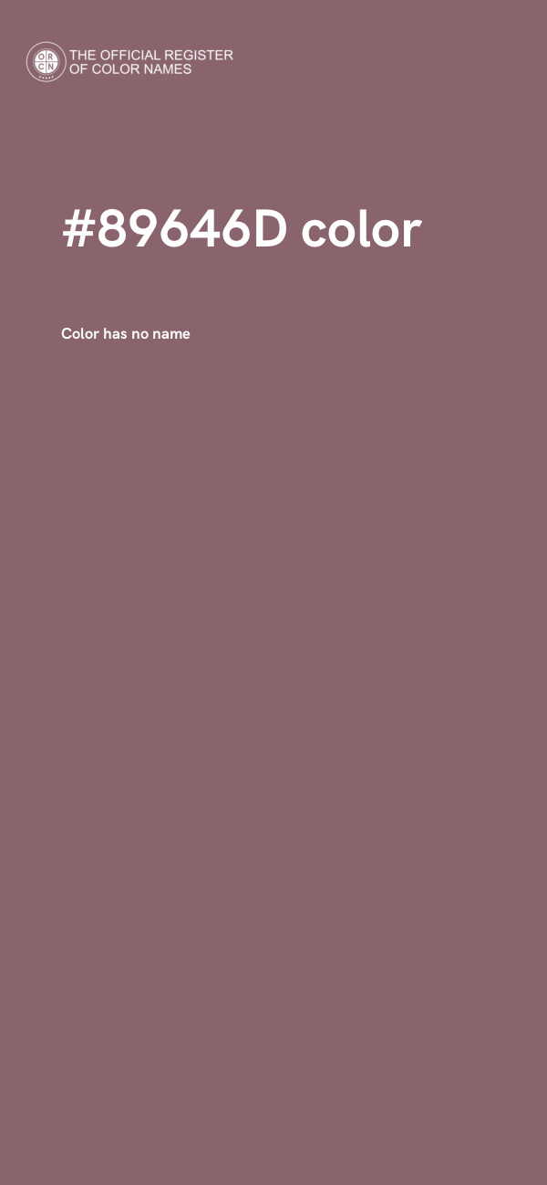 #89646D color image