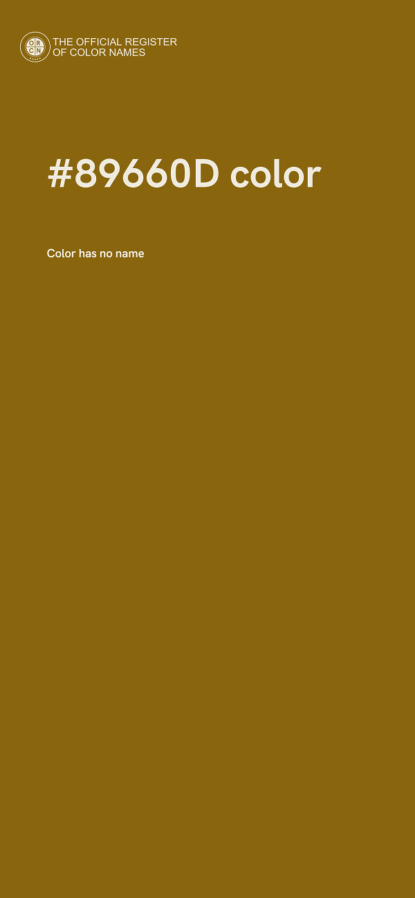#89660D color image