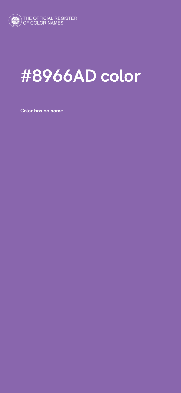 #8966AD color image