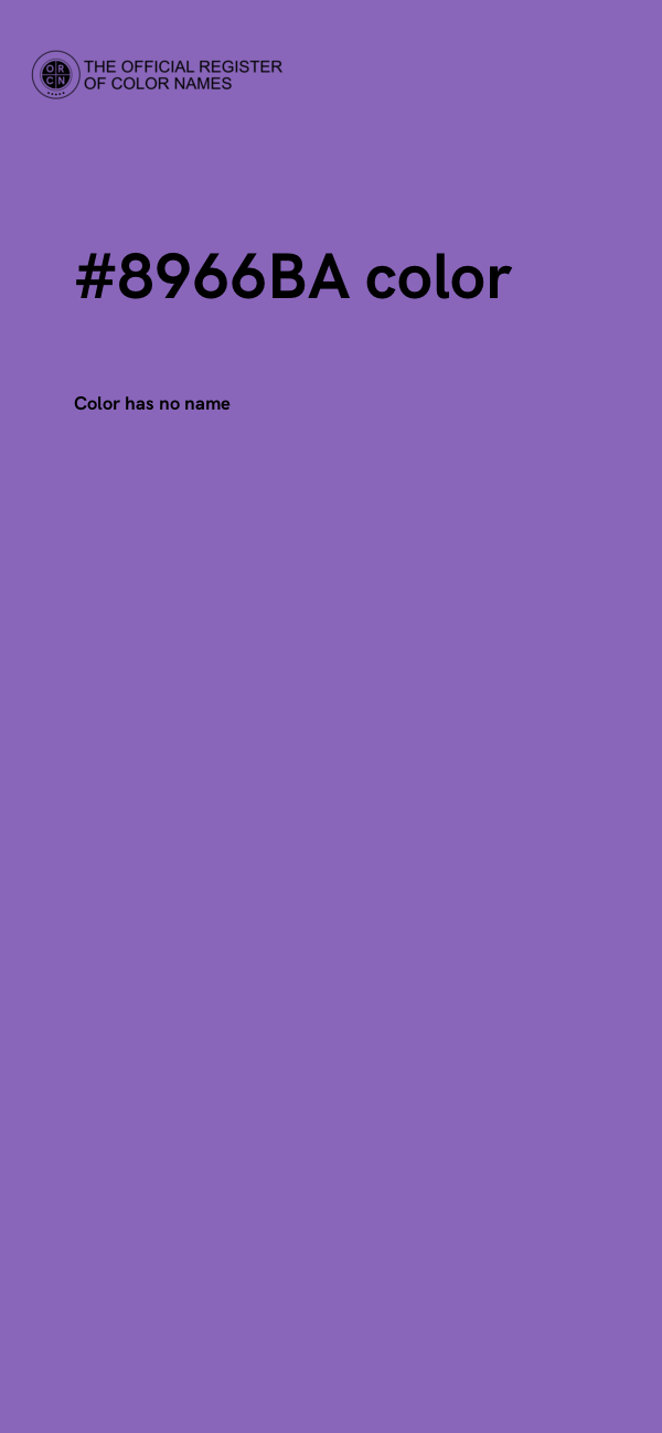 #8966BA color image