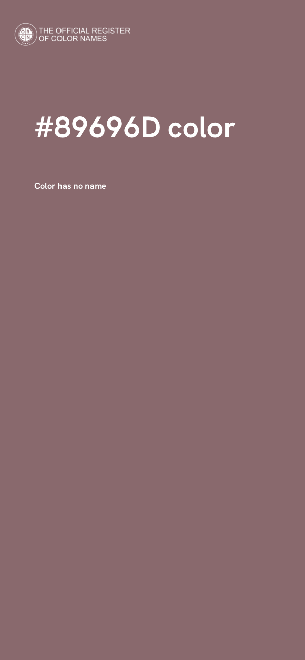 #89696D color image