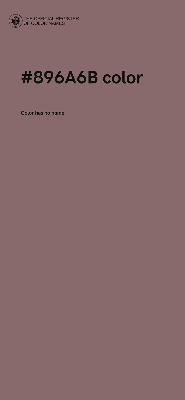 #896A6B color image