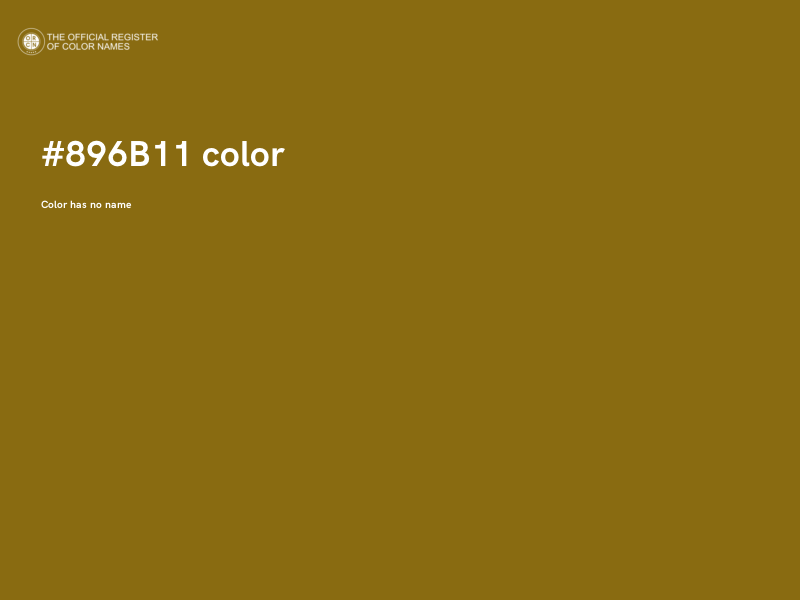 #896B11 color image