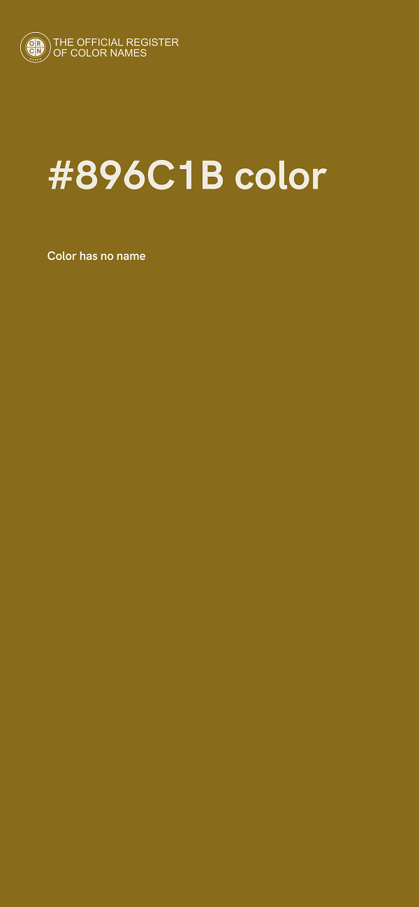 #896C1B color image