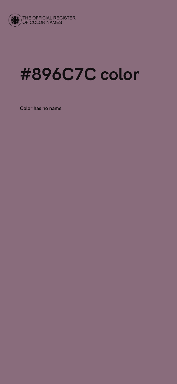 #896C7C color image