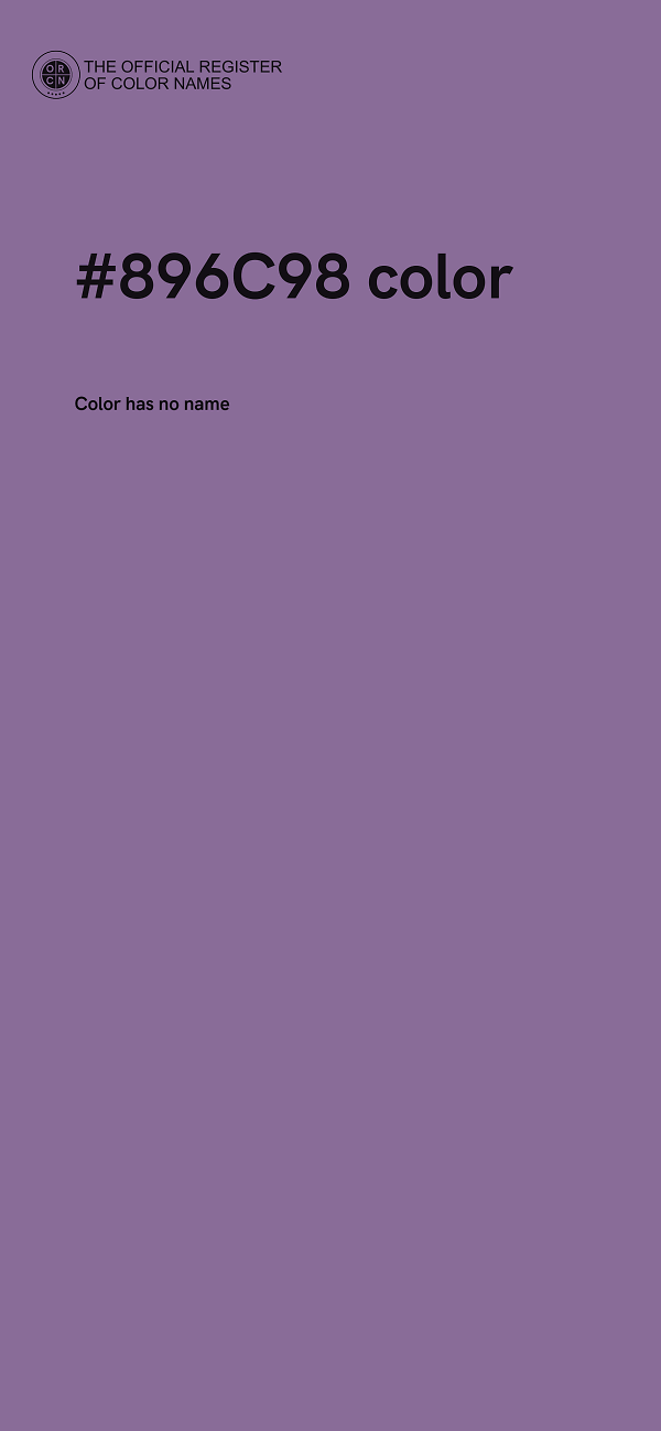 #896C98 color image