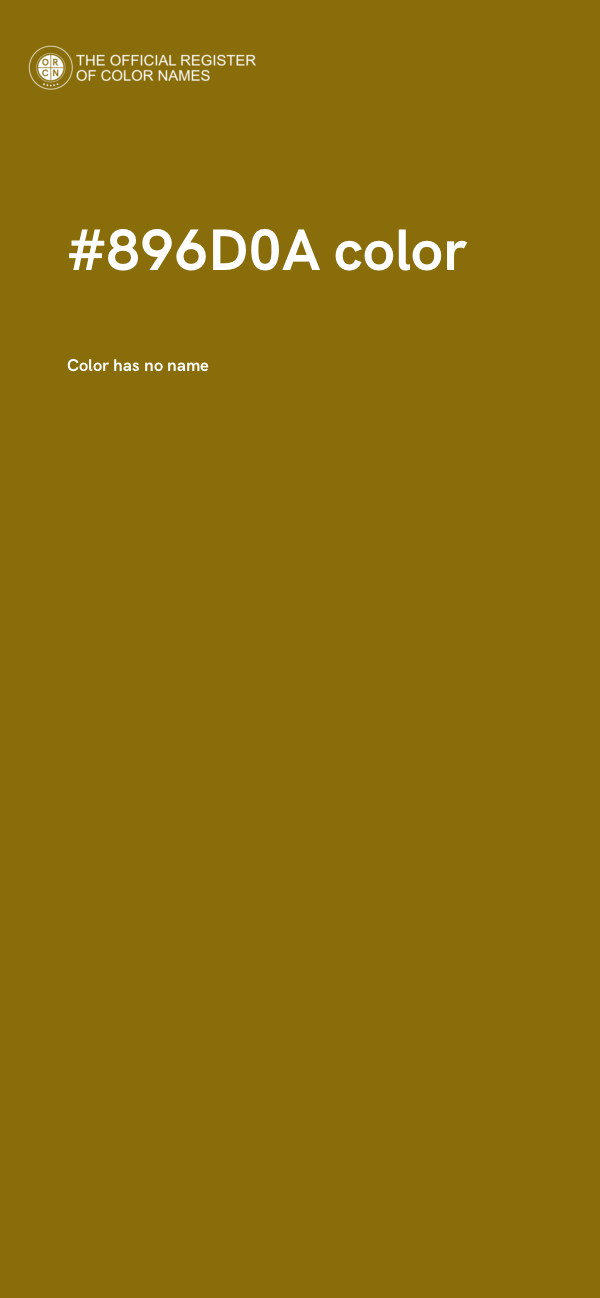 #896D0A color image
