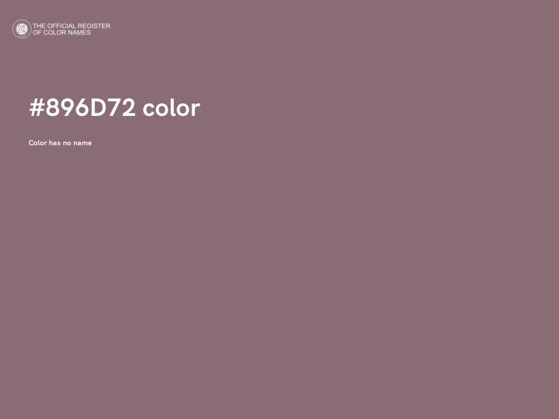 #896D72 color image