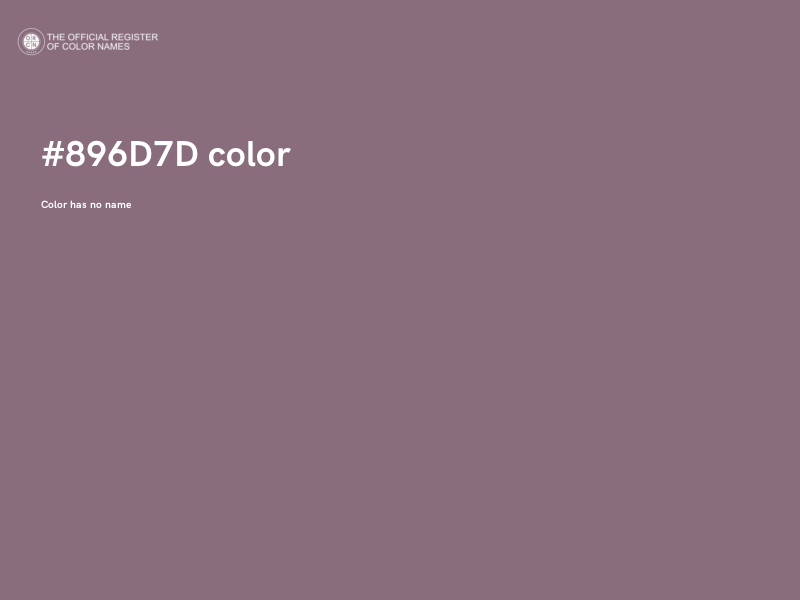 #896D7D color image