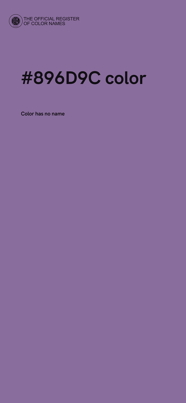 #896D9C color image