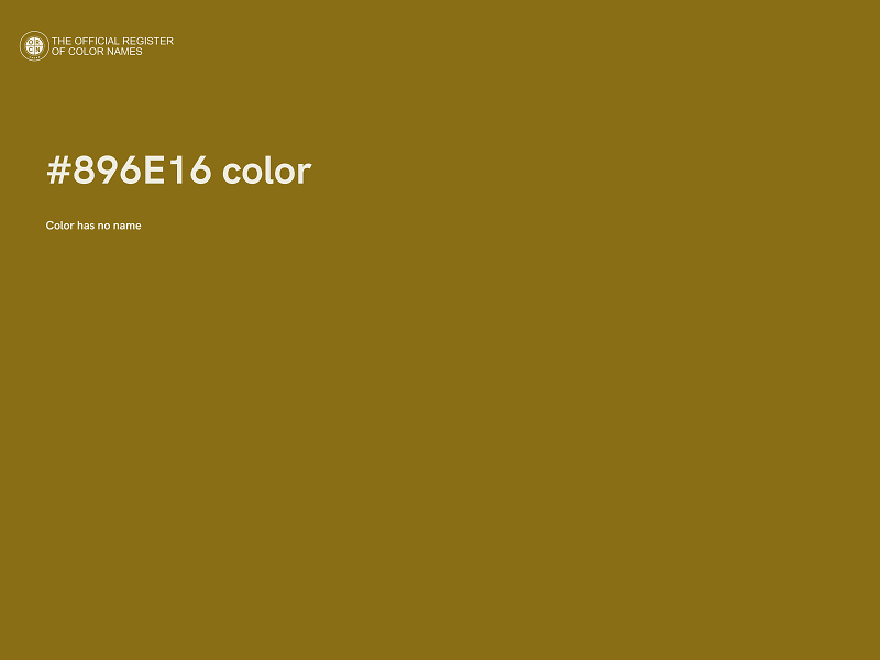 #896E16 color image