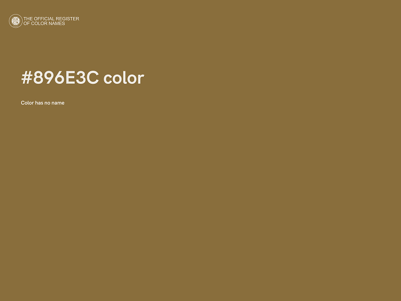 #896E3C color image