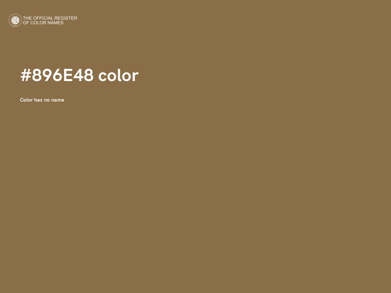 #896E48 color image