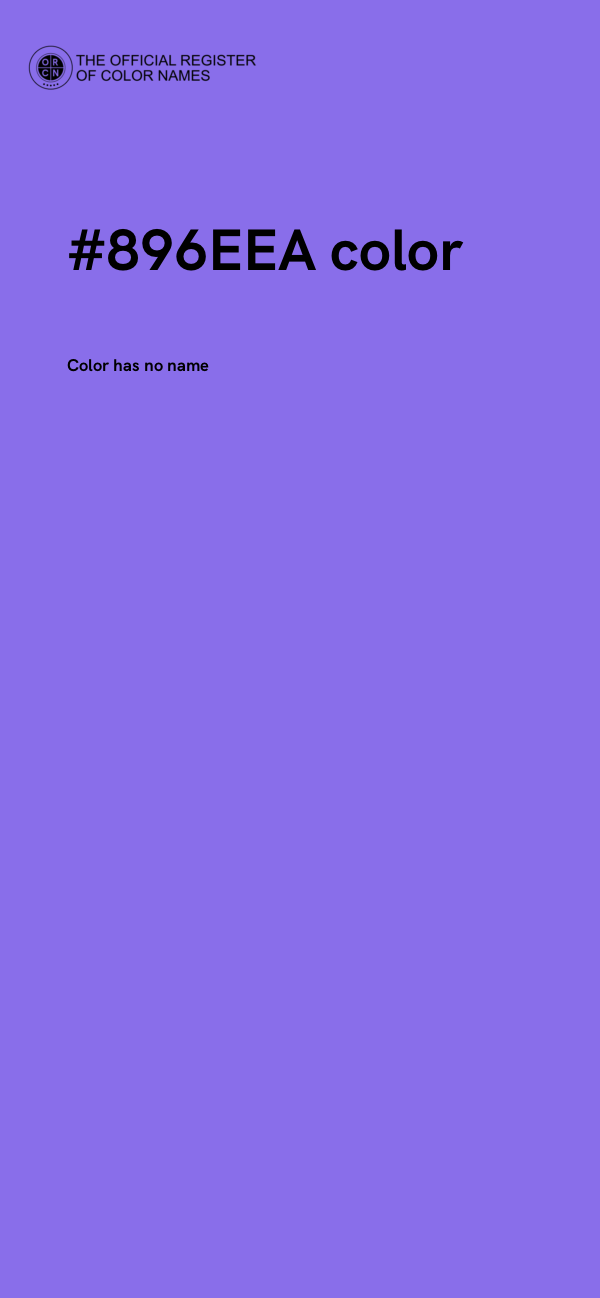 #896EEA color image