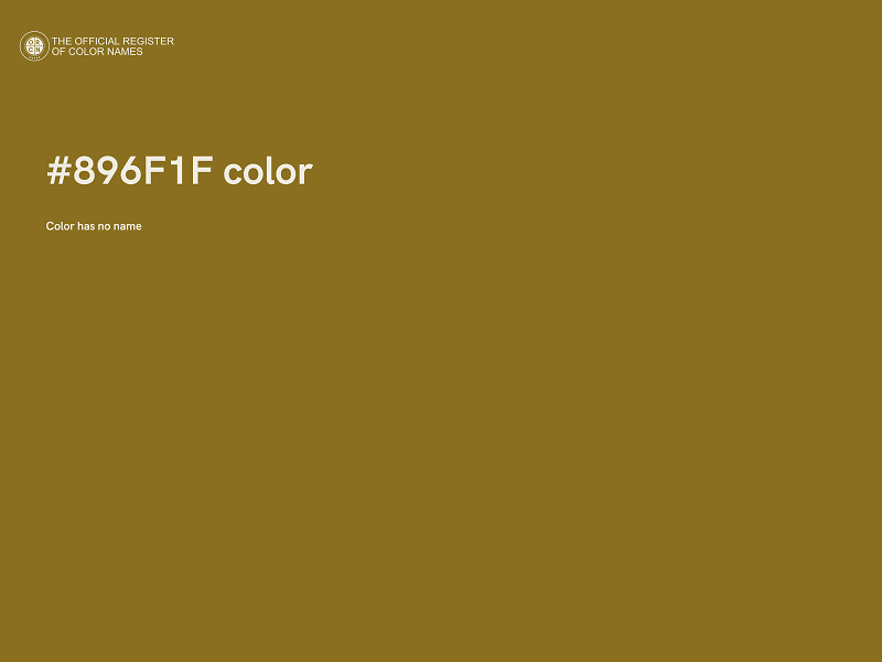 #896F1F color image