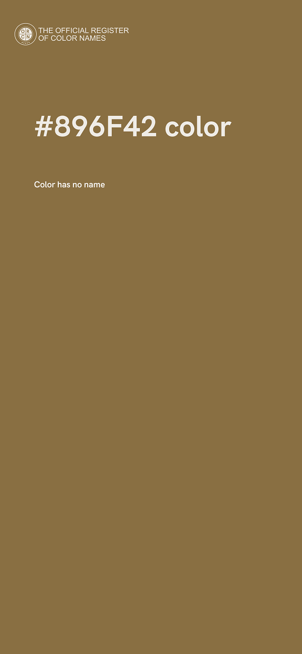 #896F42 color image