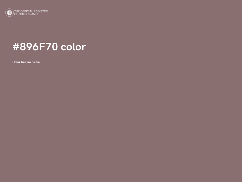 #896F70 color image