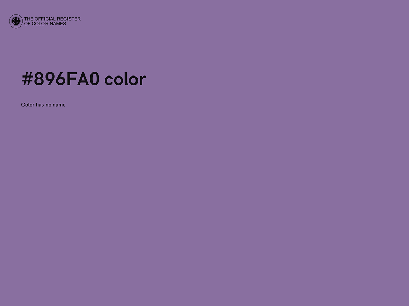 #896FA0 color image