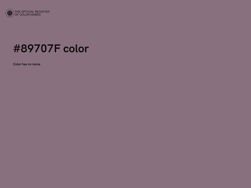 #89707F color image
