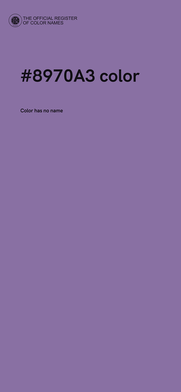 #8970A3 color image
