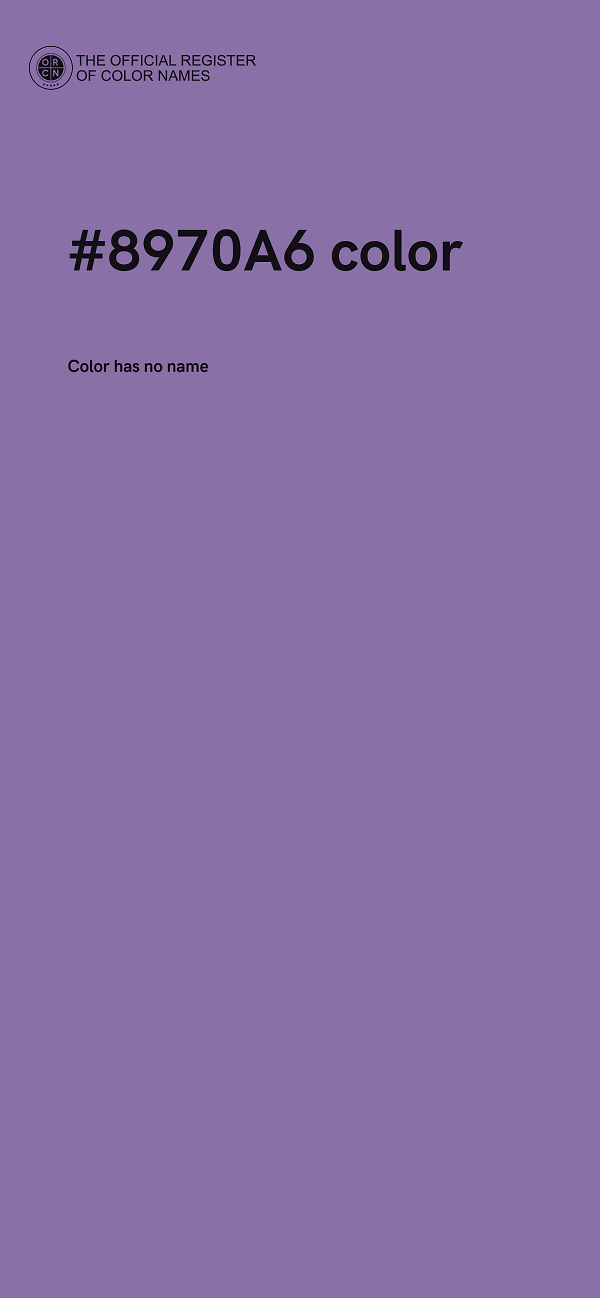 #8970A6 color image