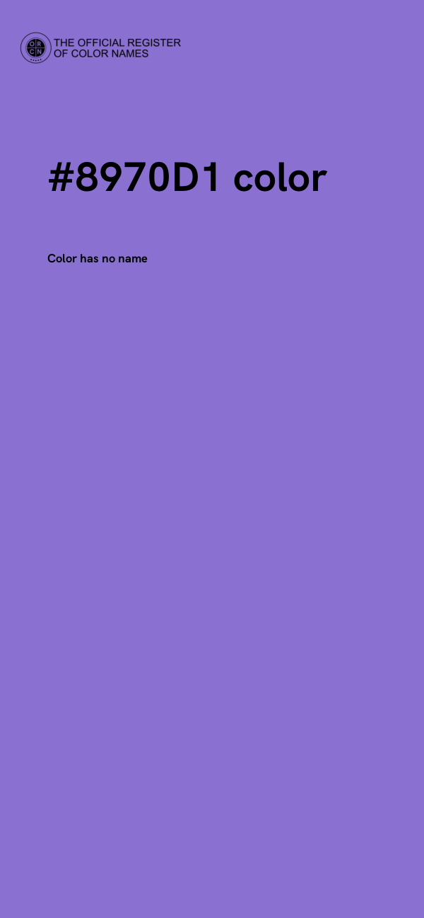 #8970D1 color image