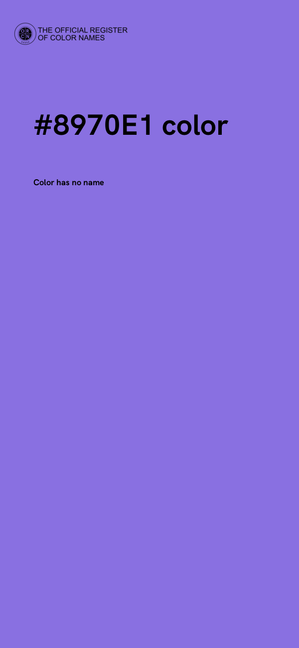 #8970E1 color image