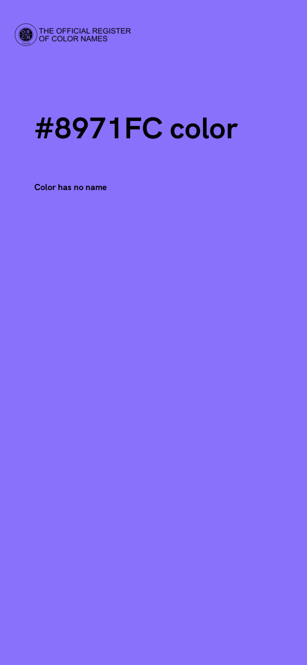 #8971FC color image