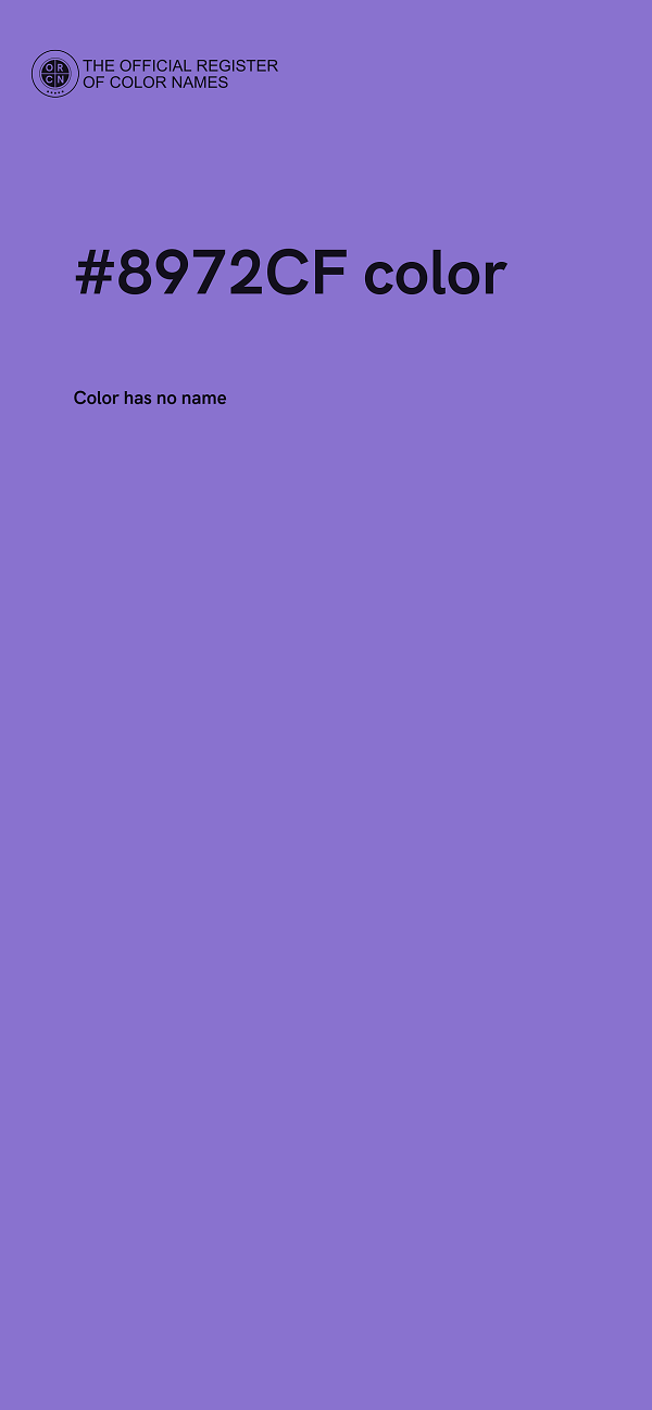 #8972CF color image