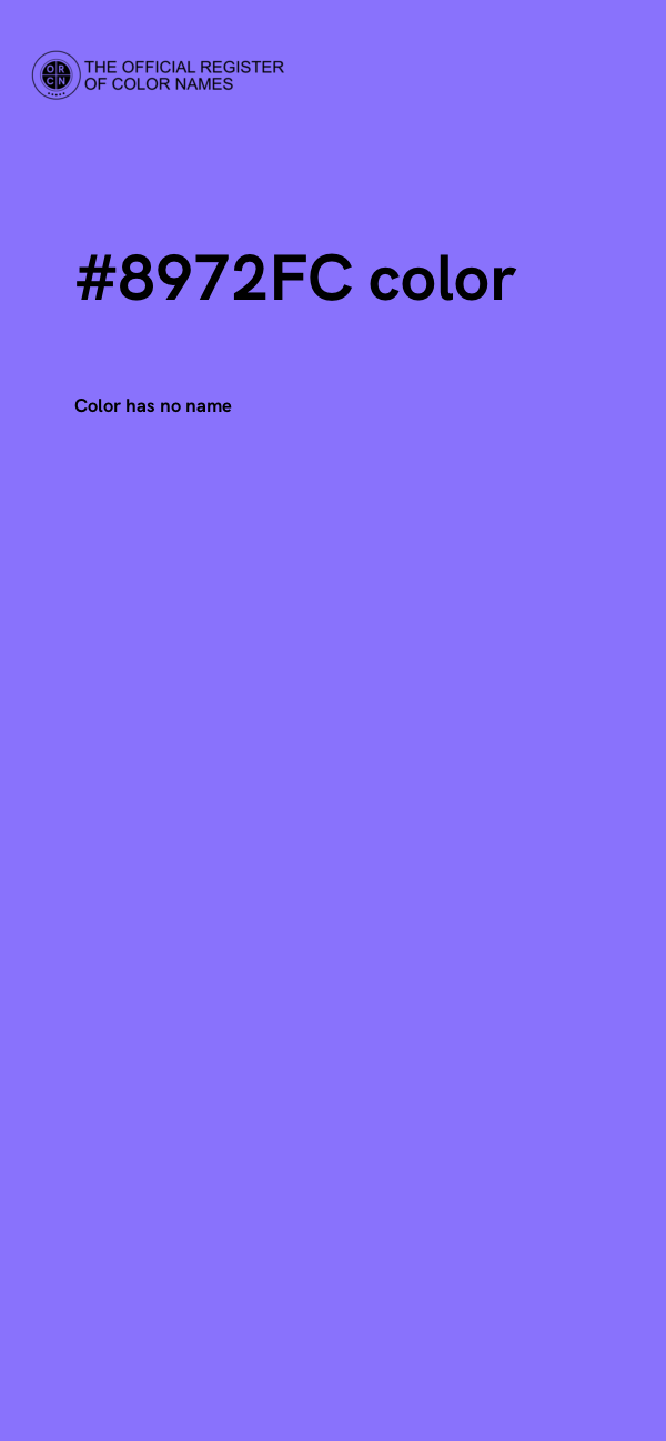 #8972FC color image