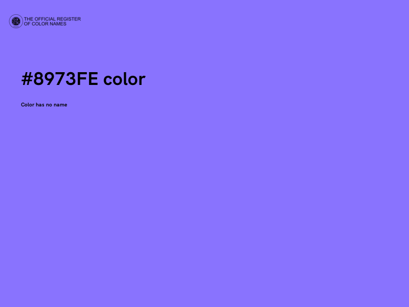 #8973FE color image