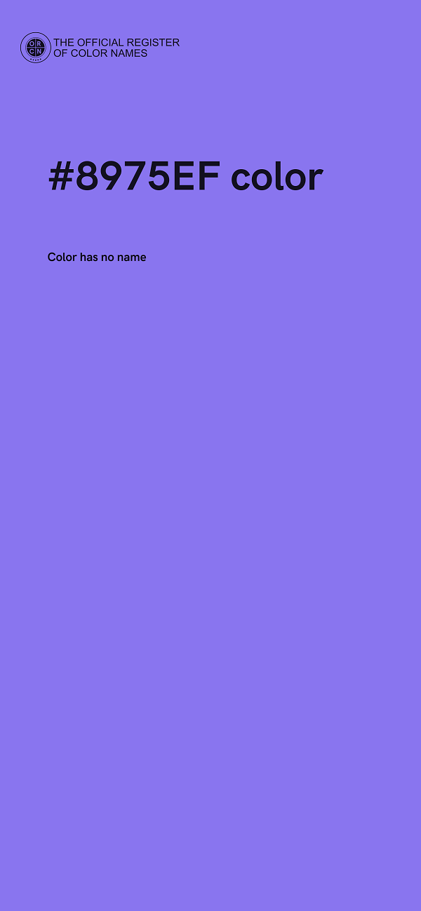 #8975EF color image
