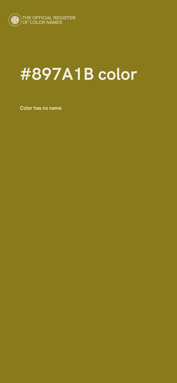 #897A1B color image