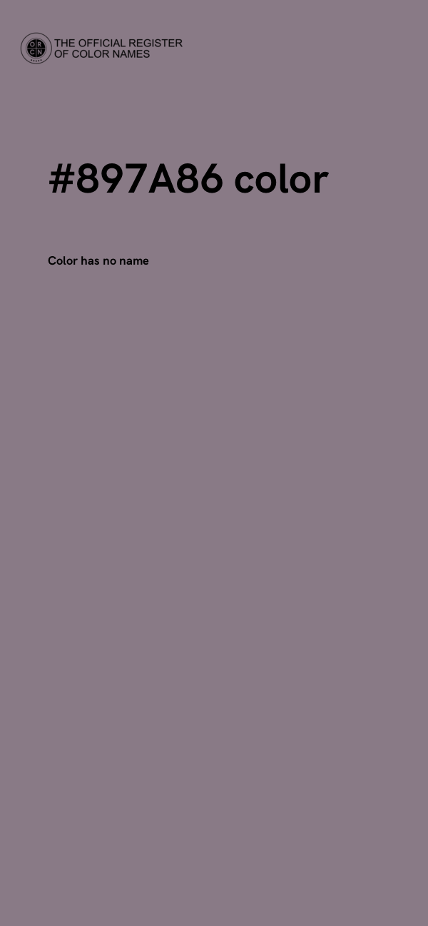#897A86 color image