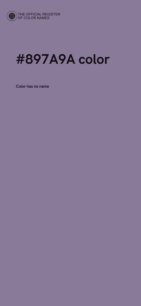 #897A9A color image
